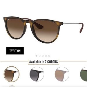 Worn Once Ray-Ban Erika Sunglasses